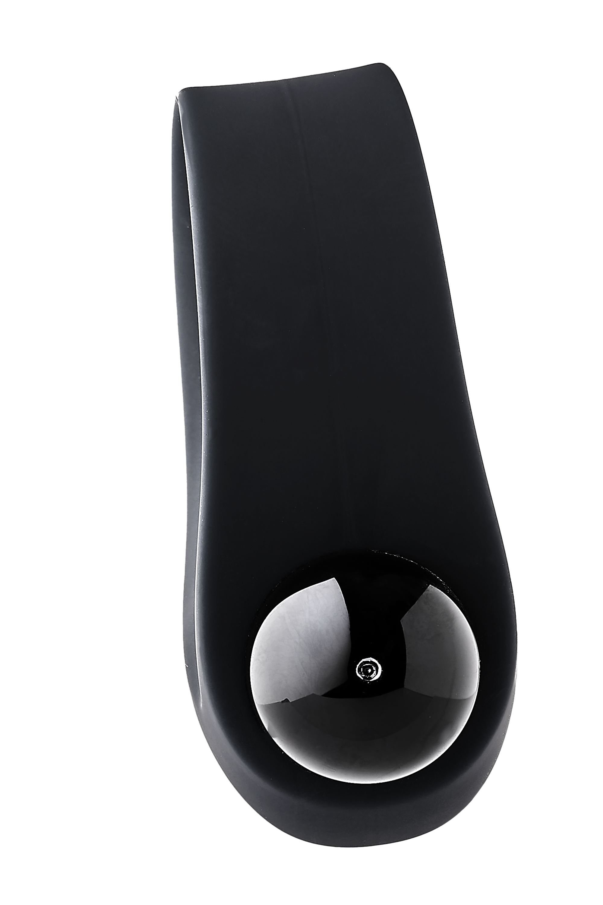 RAMROD VIBRATING COCK RING WITH LARGE BLACK BULLET