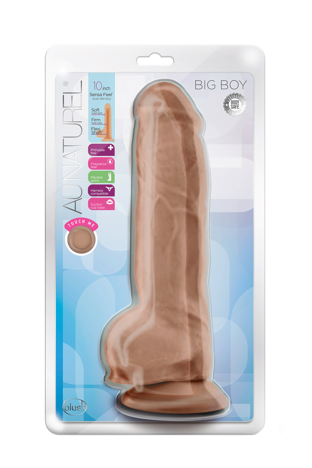 DILDO GRANDE DA 10 POLLICI COLOR MOCHA NATURALE