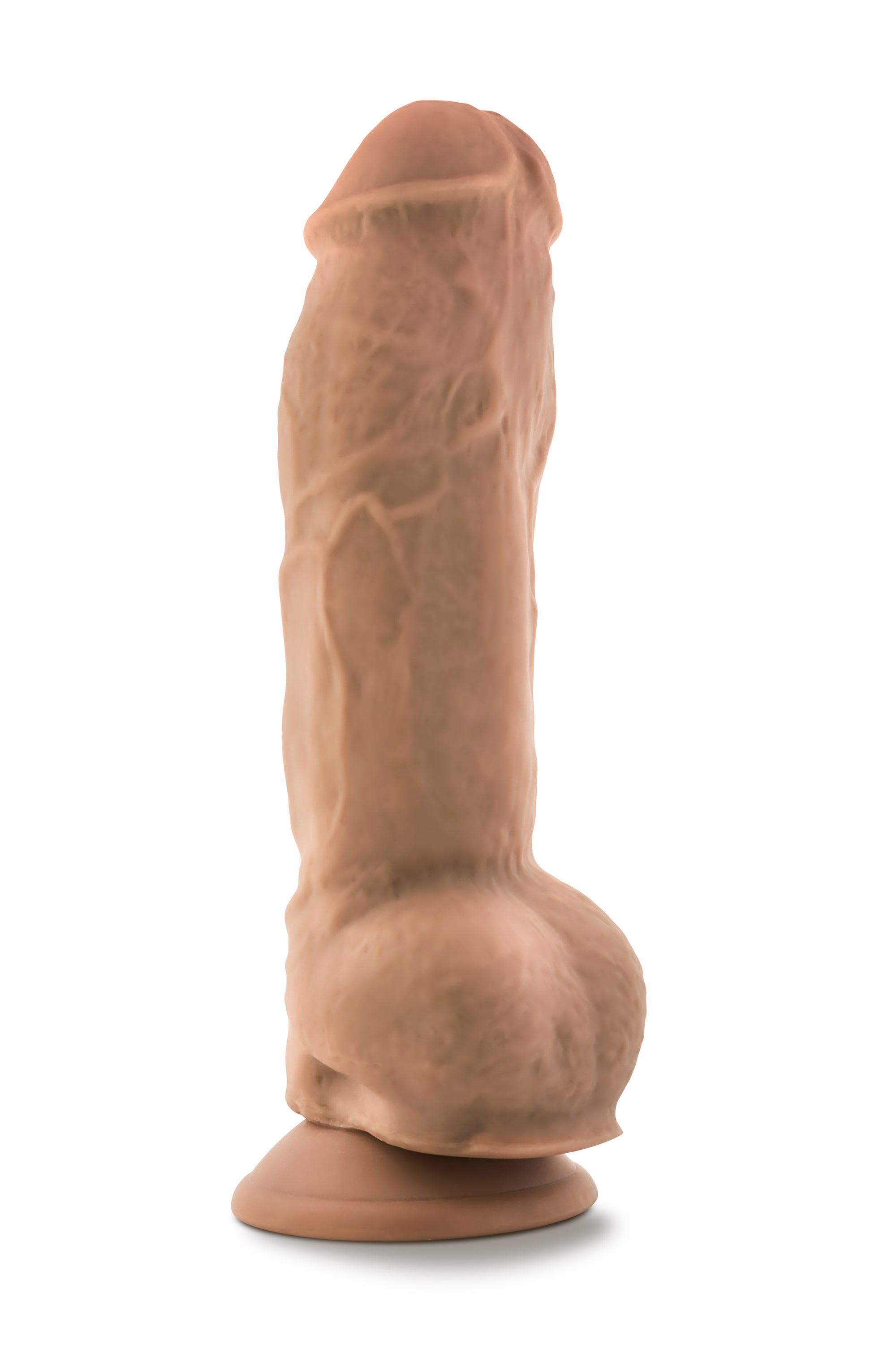 DILDO GRANDE DA 10 POLLICI COLOR MOCHA NATURALE