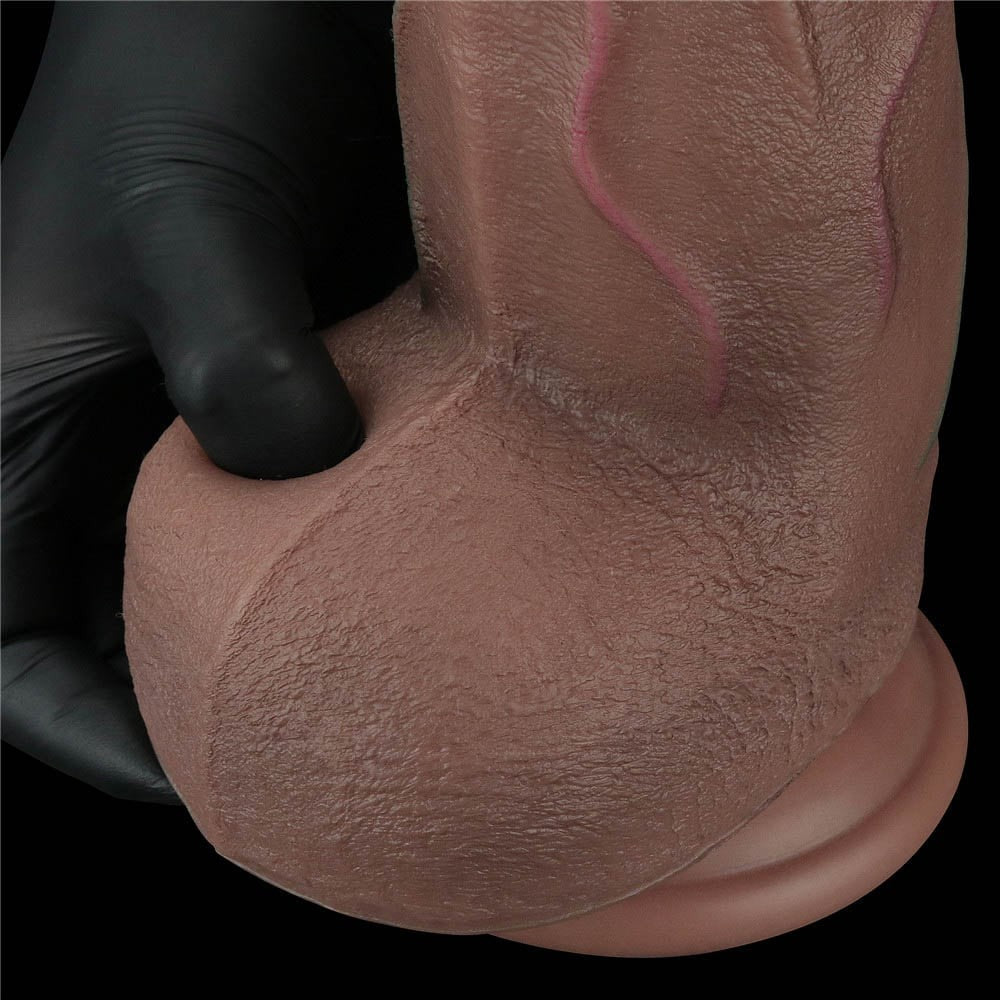 12'' XXL Double Layer Silicone Penis
