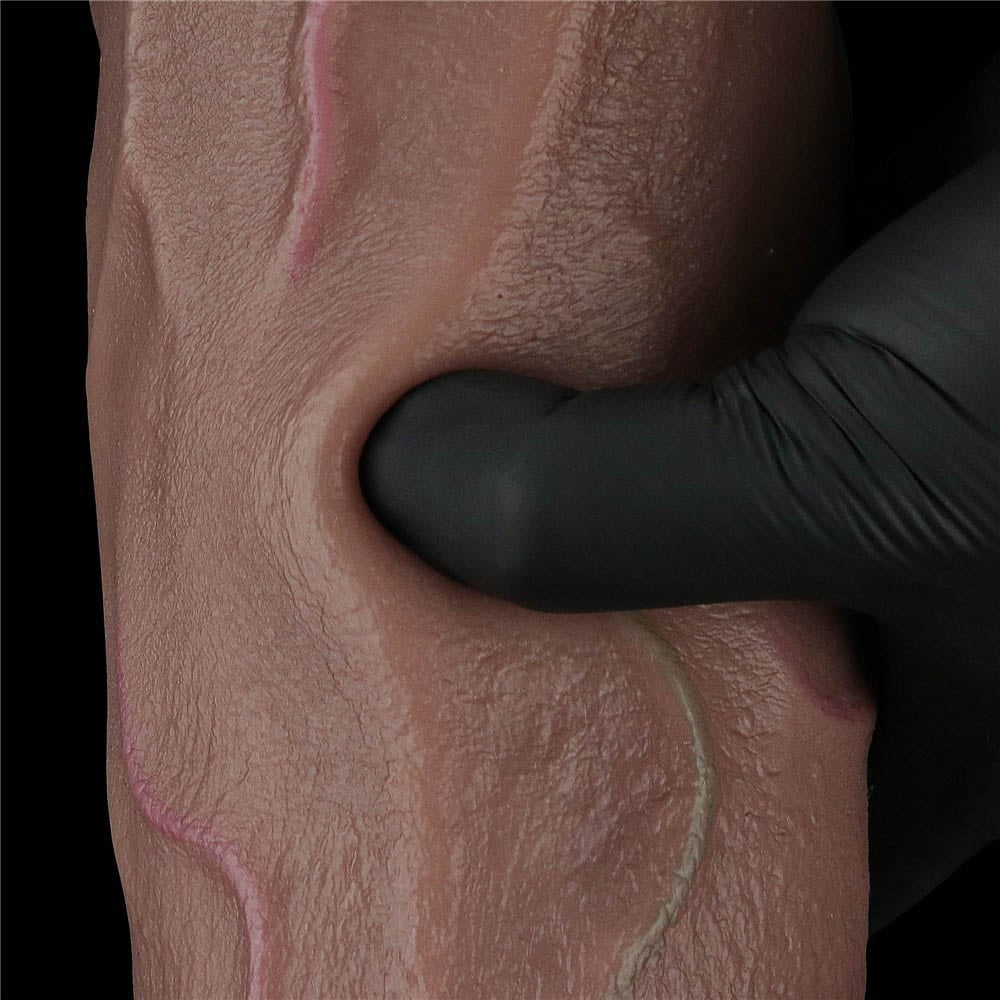 12'' XXL Double Layer Silicone Penis