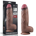 12'' XXL Double Layer Silicone Penis
