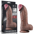 11" XXL Dual Layer Silicone Dildo