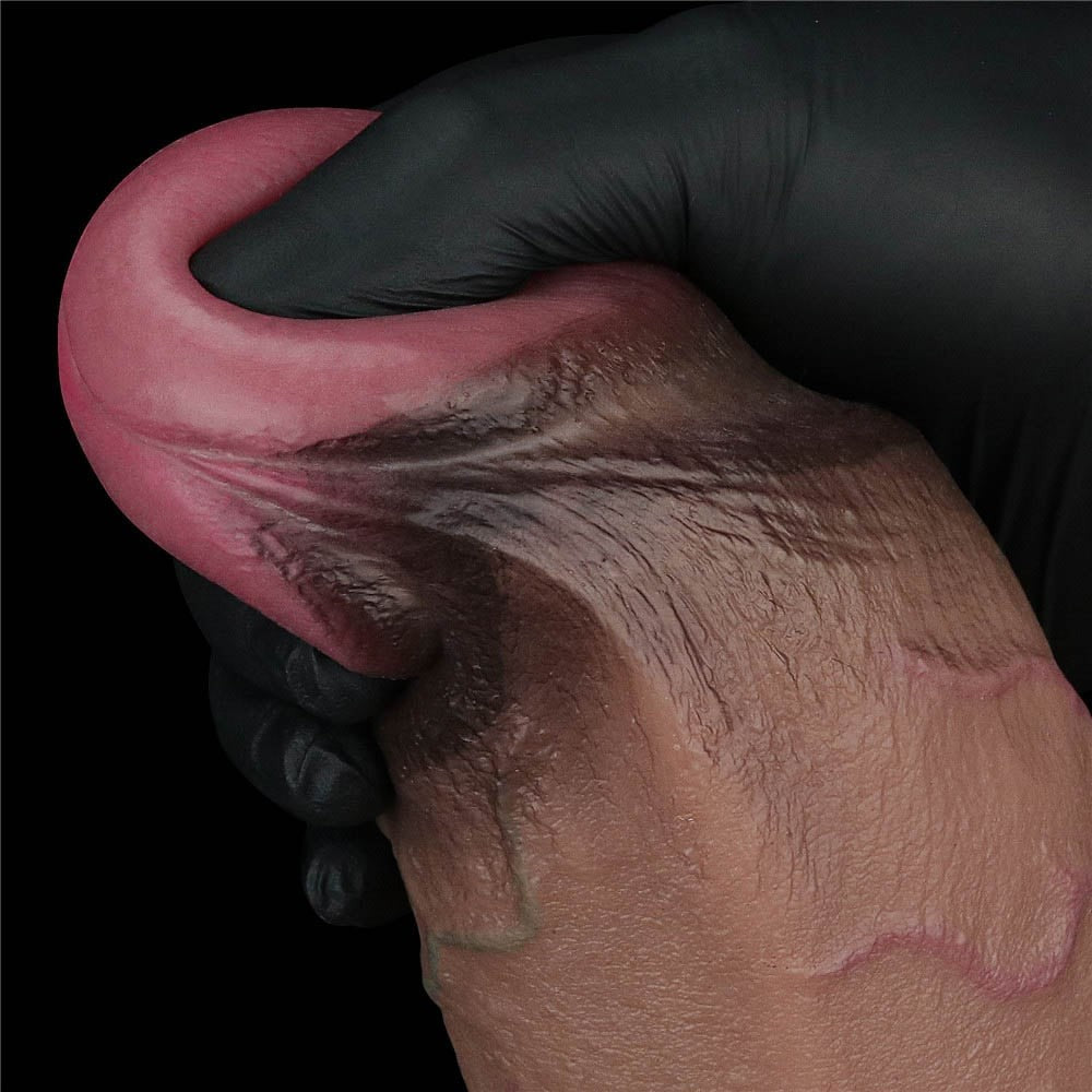 9.5'' XXL Dual Layer Silicone Dildo