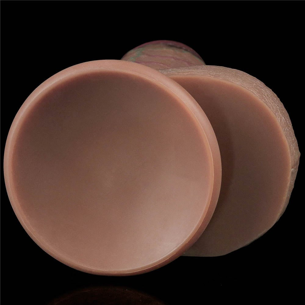 9.5'' XXL Dual Layer Silicone Dildo