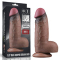 9.5'' XXL Dual Layer Silicone Dildo