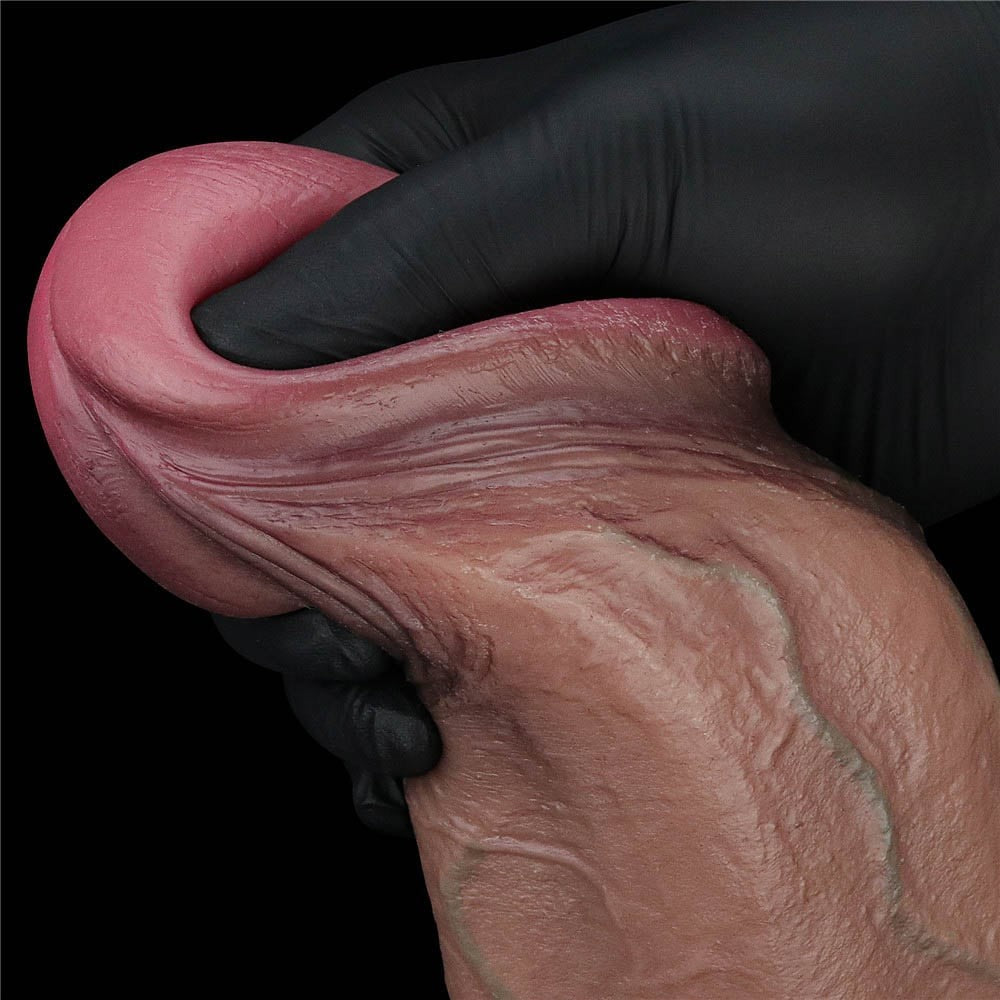 XXL 13'' Pene a doppio strato in silicone