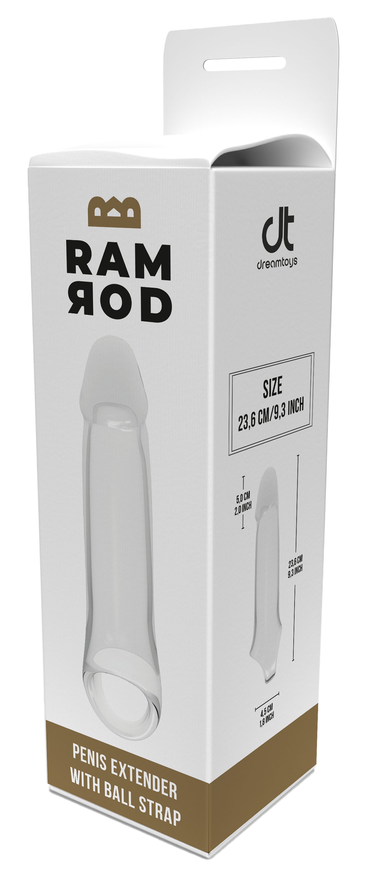 8.8 INCH RAMROD EXTENDER WITH BALL STRAP