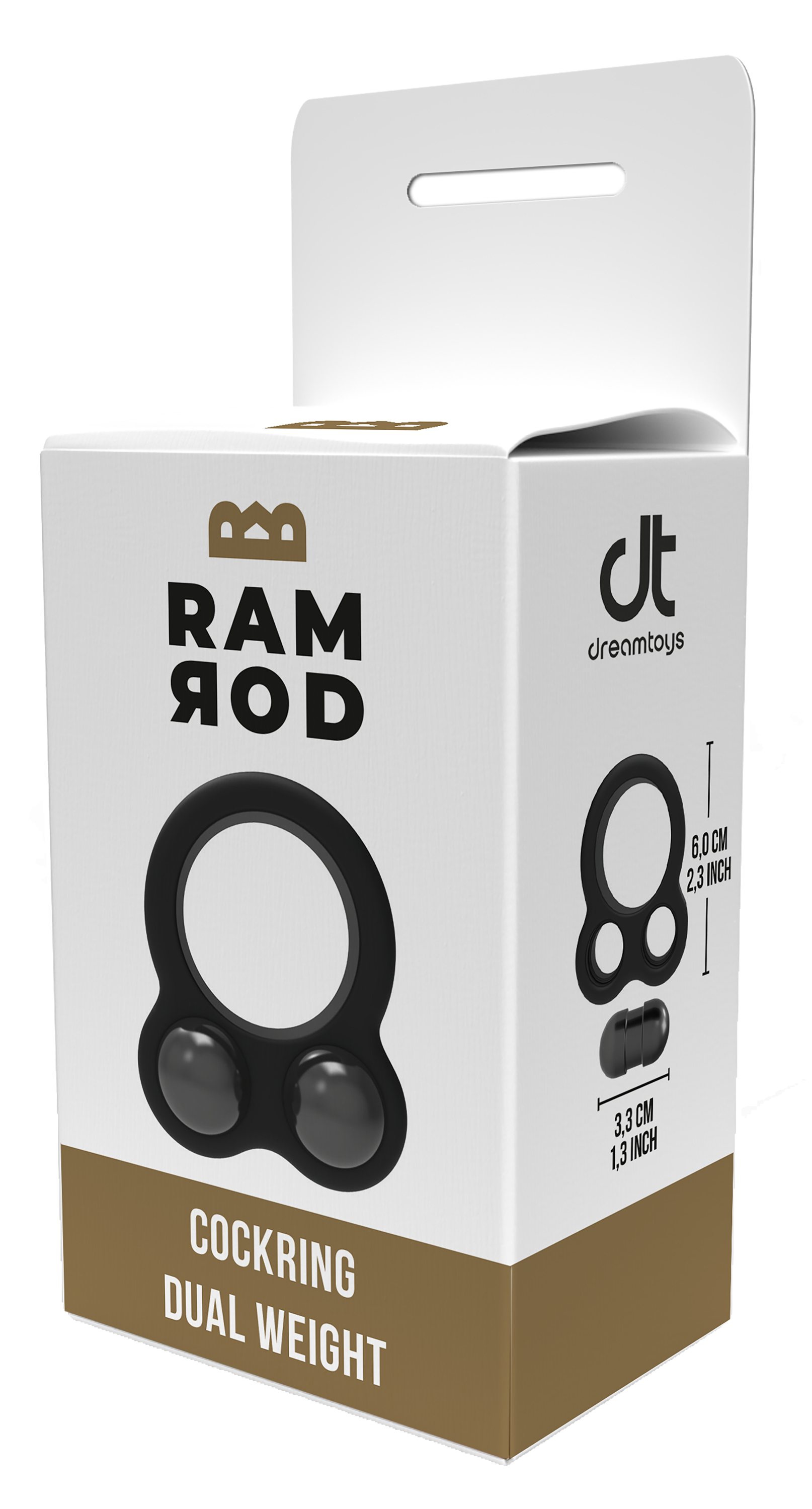 RAMROD DUAL WEIGHT COCK RING