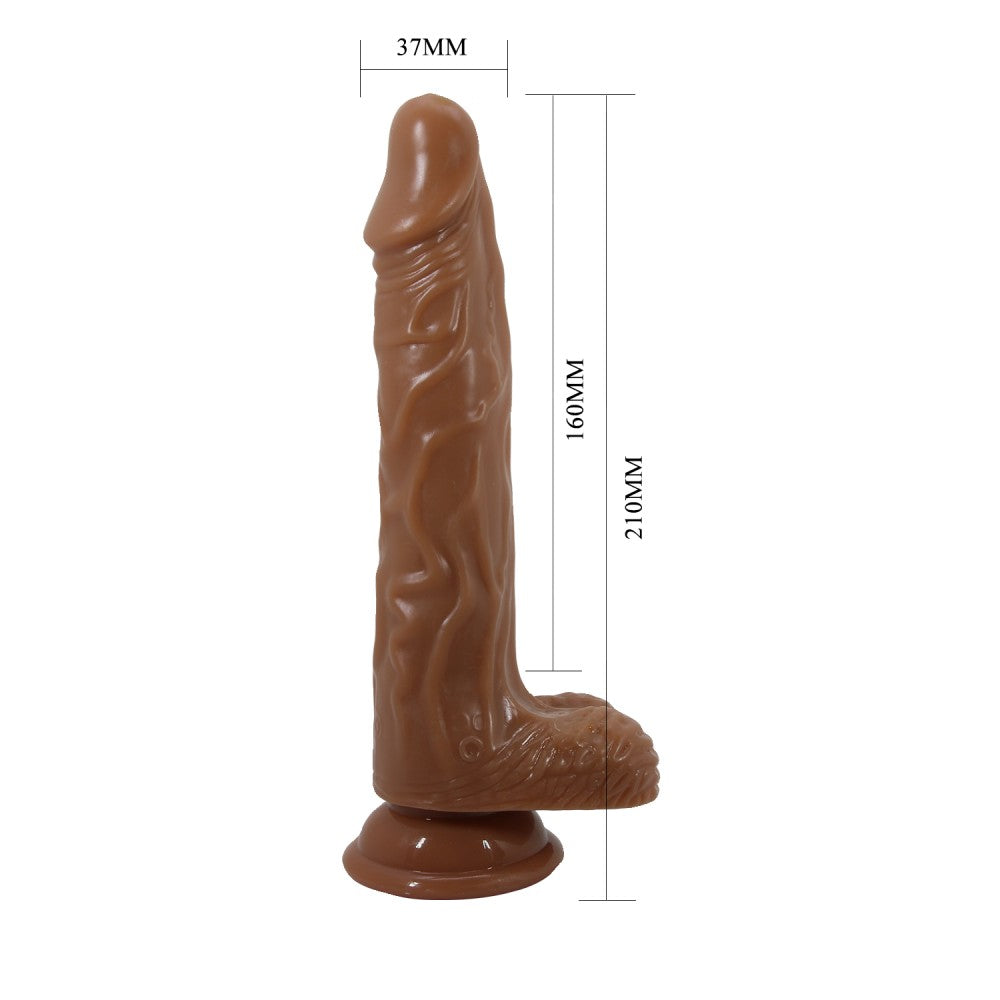 Bellissimo Bodach Dildo vibrante da 7,8" con telecomando