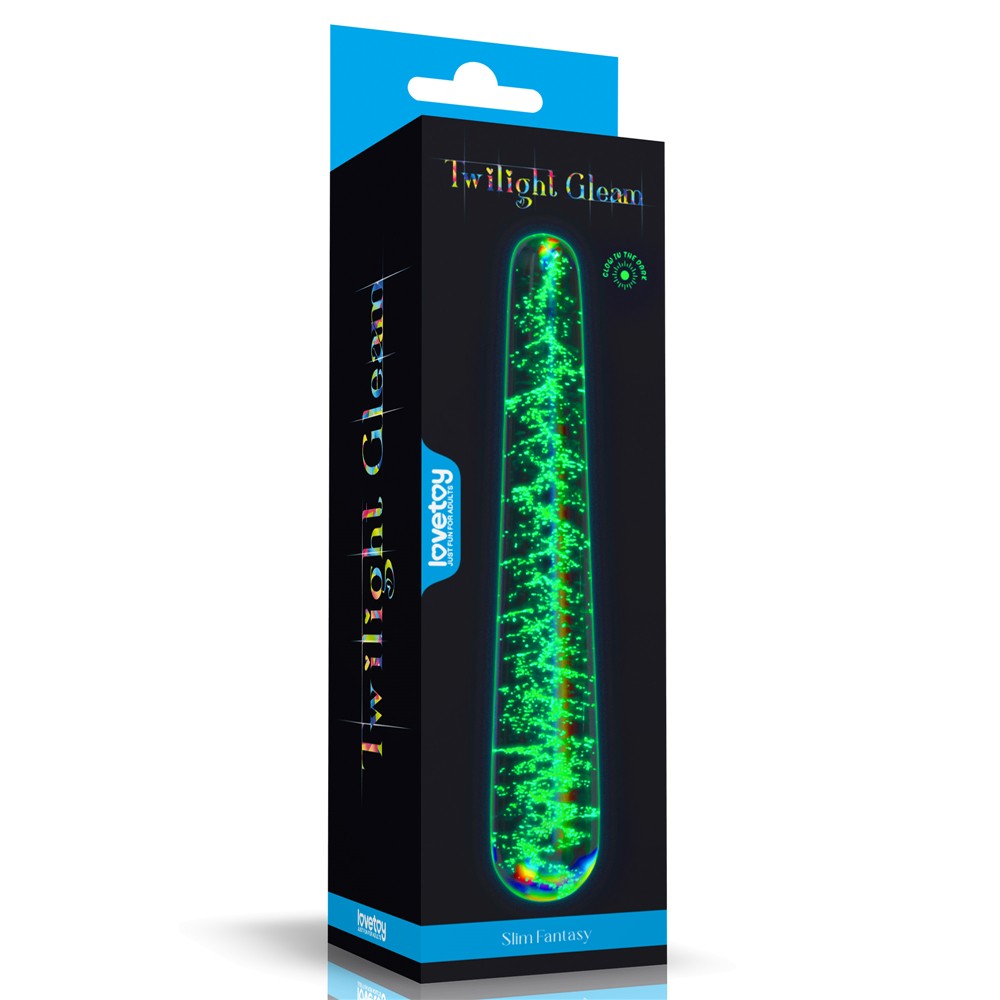 Twilight Gleam Dildo in Vetro che si illumina al buio - Slim Fantasy_B0O50_3
