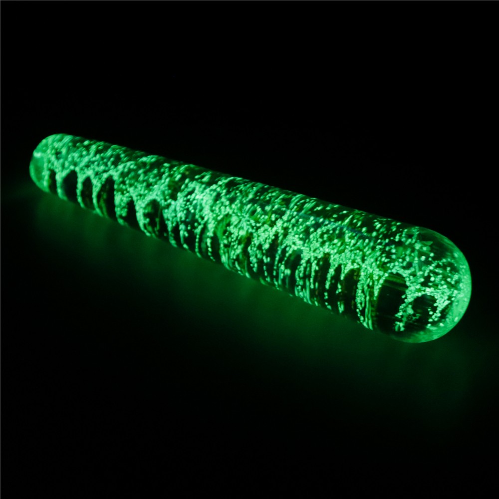 Twilight Gleam Dildo in Vetro che si illumina al buio - Slim Fantasy_B0O50_3