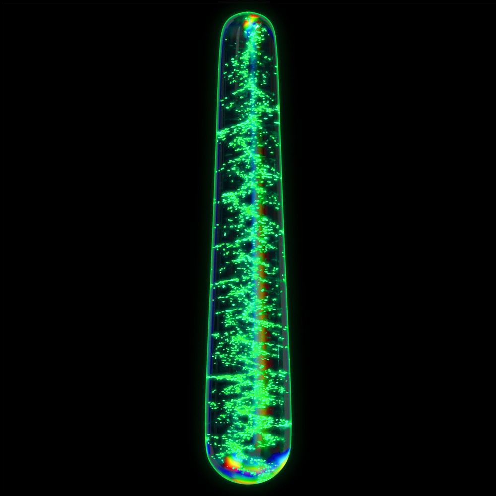 Twilight Gleam Dildo in Vetro che si illumina al buio - Slim Fantasy_B0O50_3