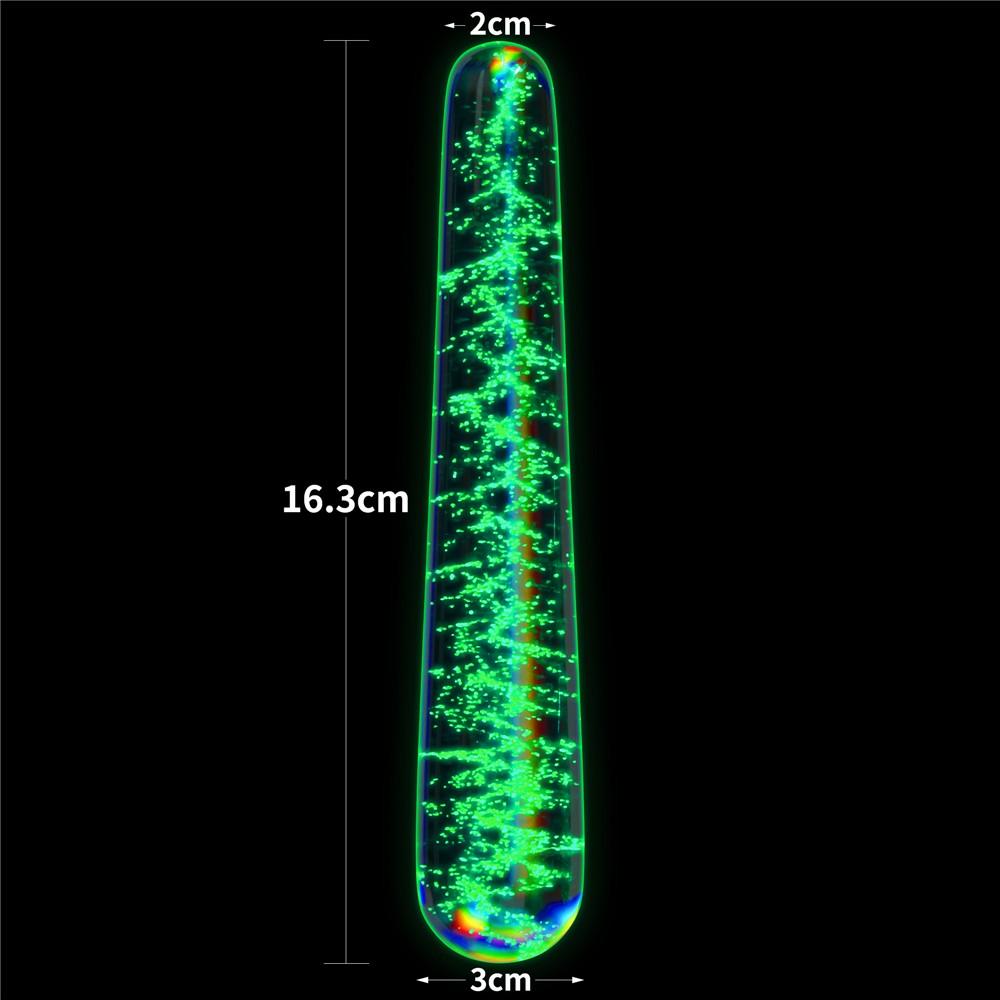 Twilight Gleam Dildo in Vetro che si illumina al buio - Slim Fantasy_B0O50_3