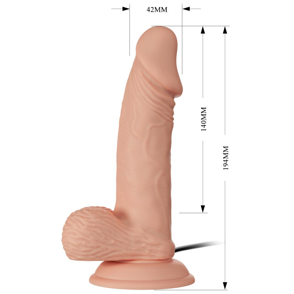 Zebulon vibratore dildo bellissimo 7,6 "
