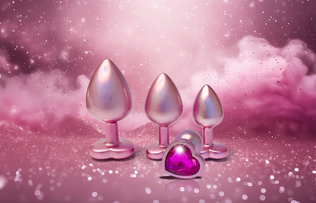GLEAMING LOVE PEARL ROSE BROOCH SET