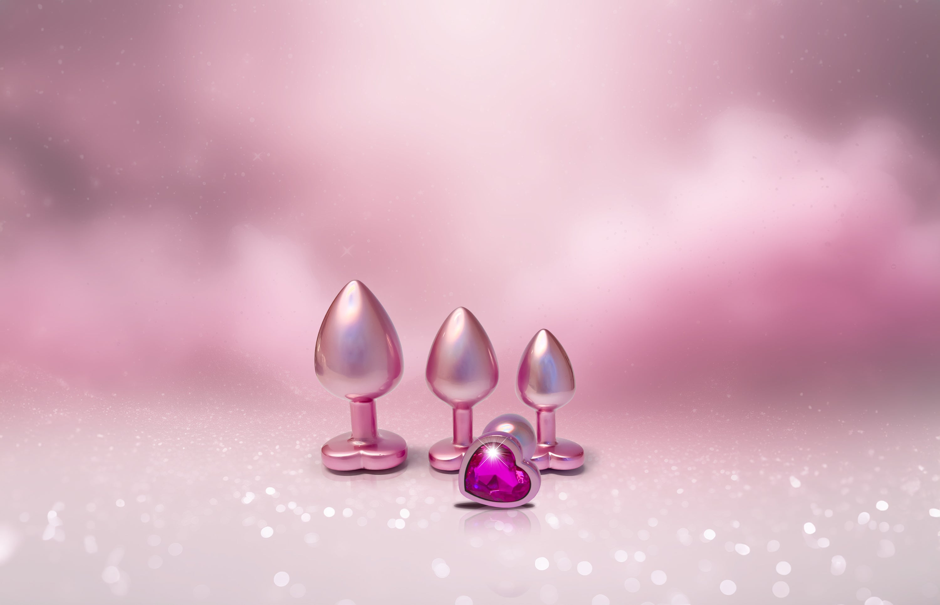 GLEAMING LOVE PEARL ROSE BROOCH SET