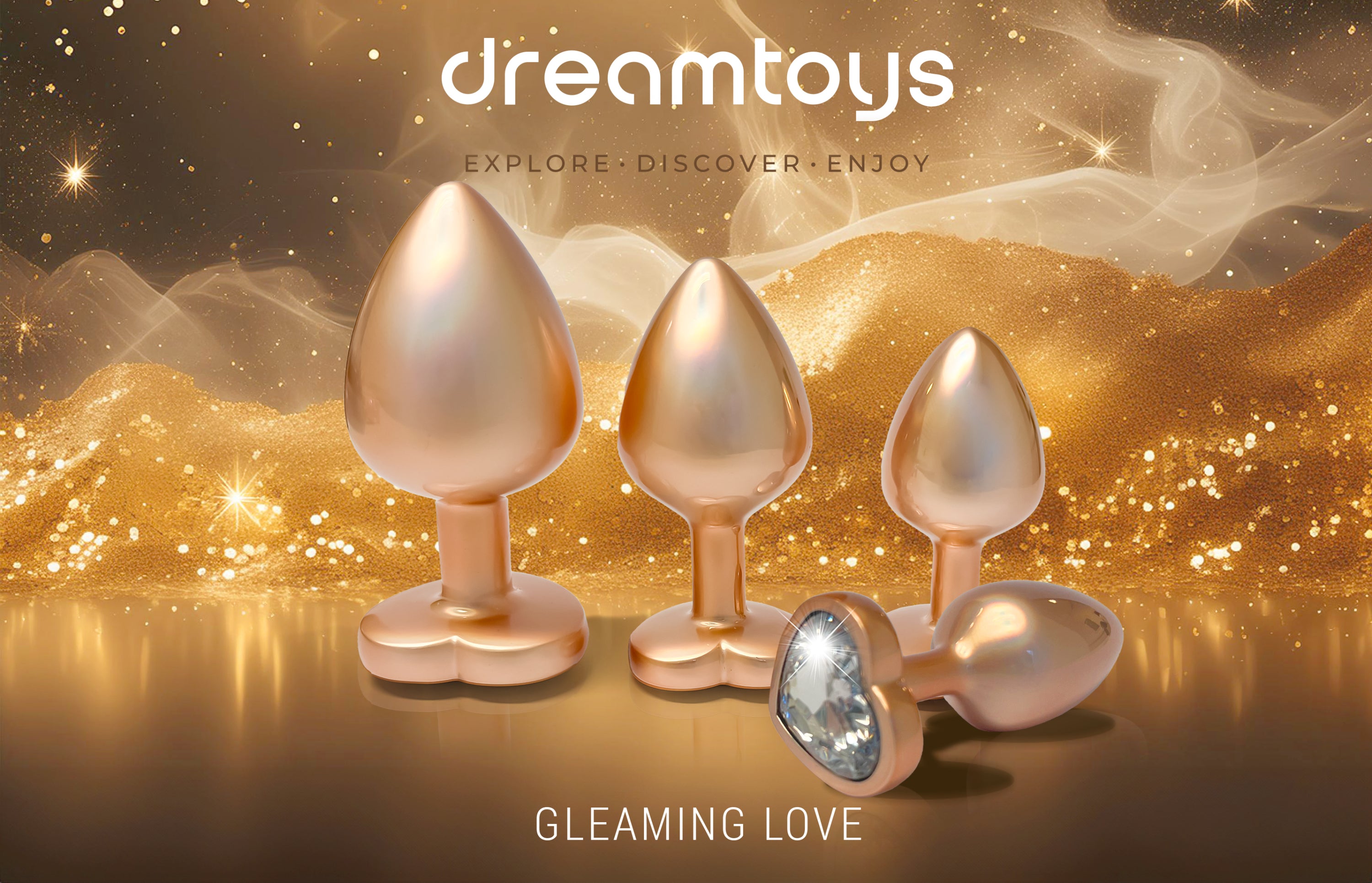 Large pearlescent gold cap