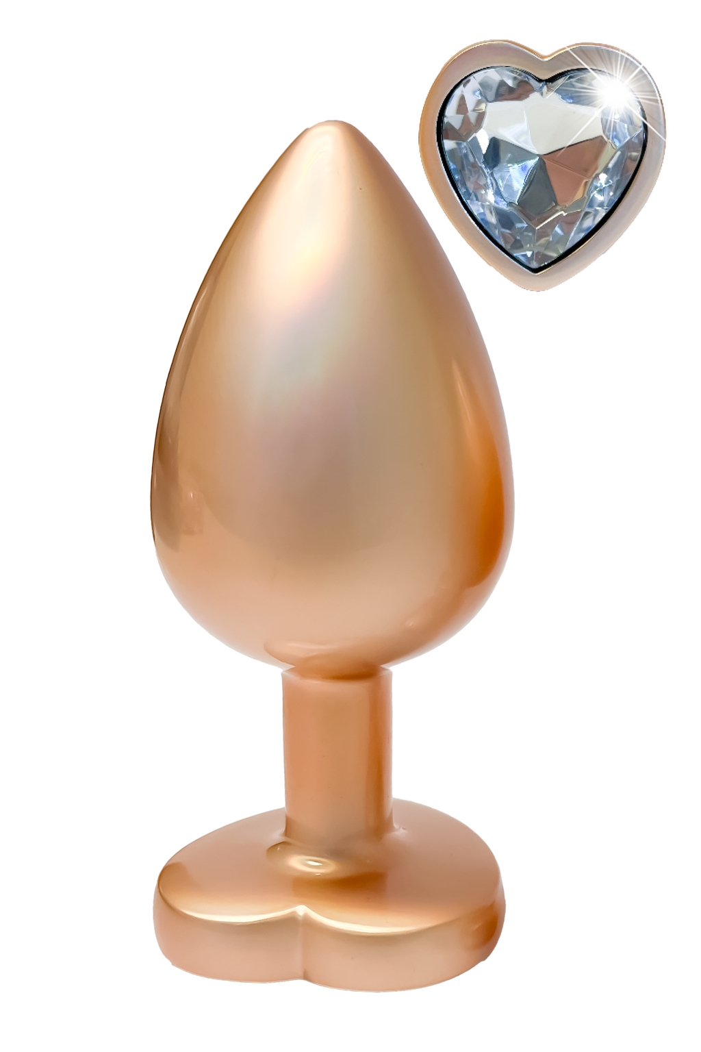 Large pearlescent gold cap
