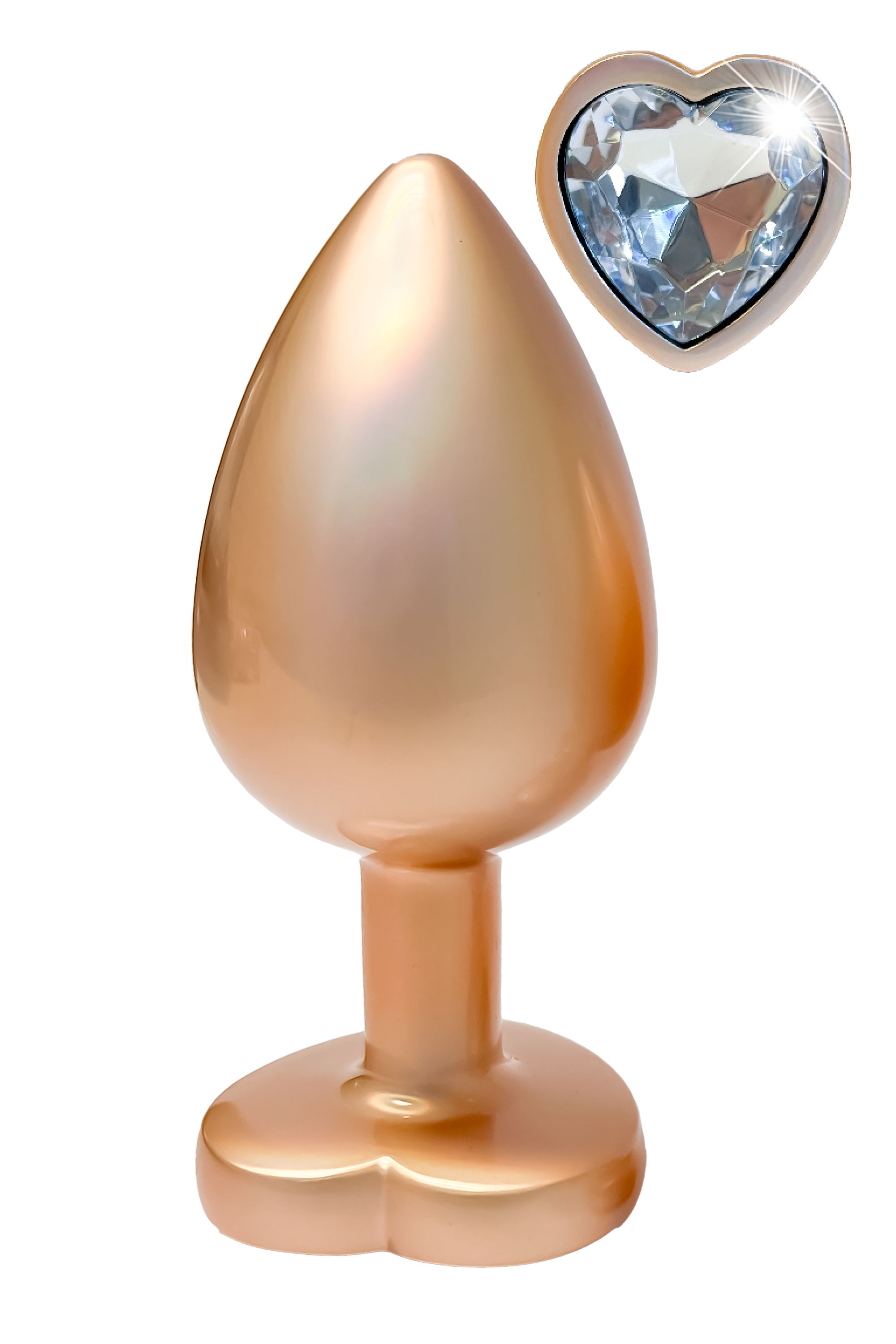 Large pearlescent gold cap