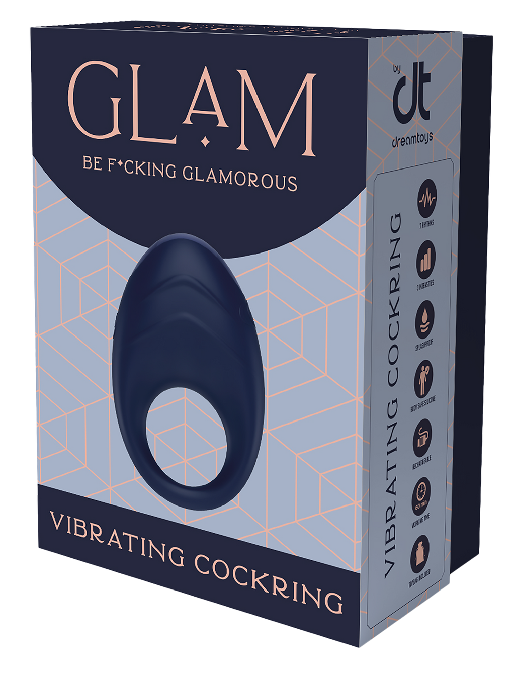 GLAM VIBRATING COCK RING