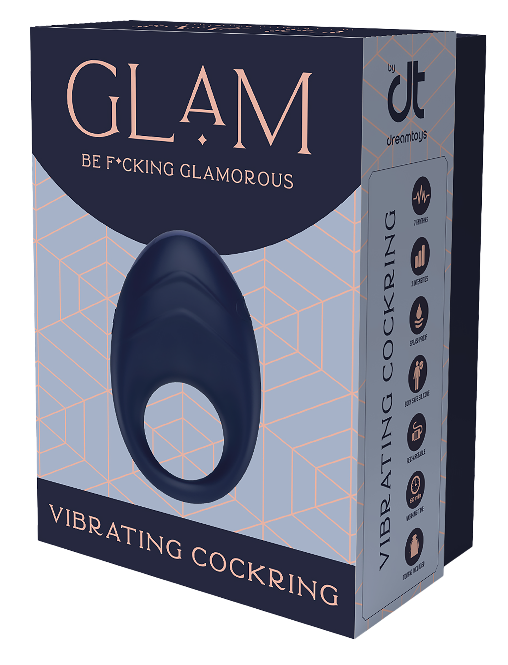 GLAM VIBRATING COCK RING