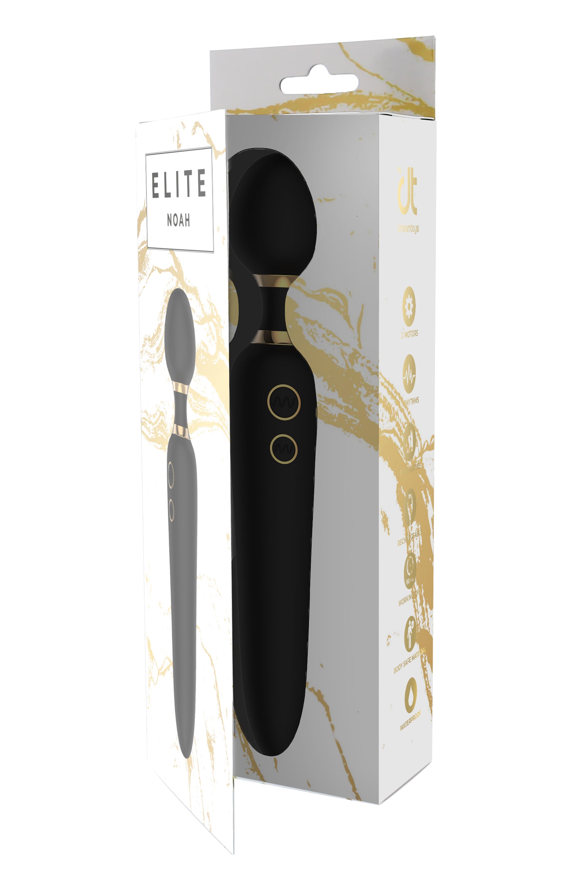 VIBRATORE A DOPPIA ASTA ELITE NOAH