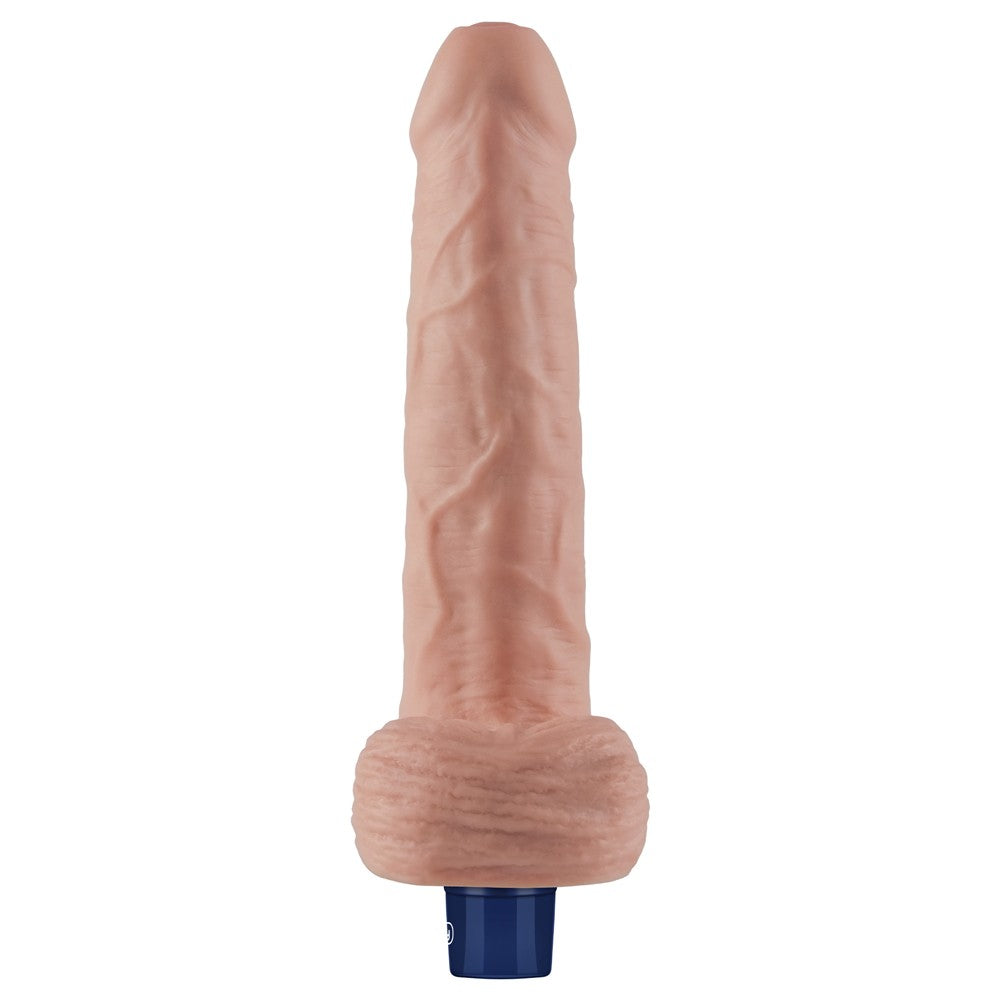 Dildo vibrante ricaricabile REAL SOFTEE da 23 cm (color carne)
