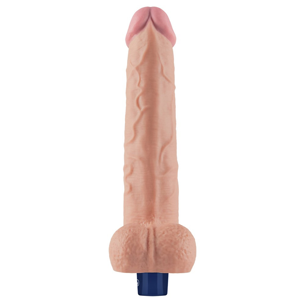 10.5" Rechargeable REAL SOFTEE Vibrating Dildo (Flesh Color)_B15O50_4