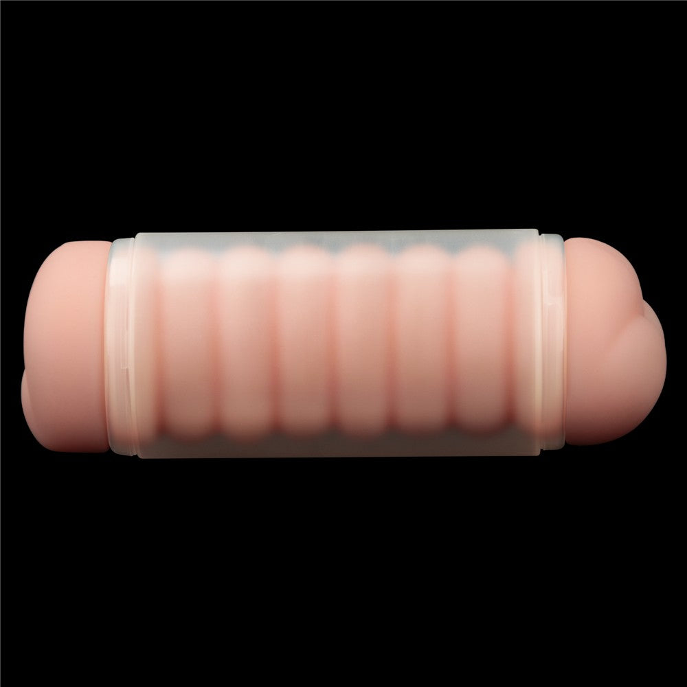 Vagina and butt with double side extensions for virgin leather
