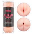 Vagina and butt with double side extensions for virgin leather