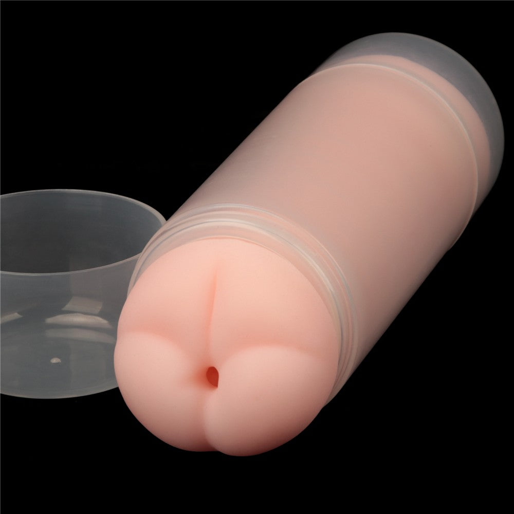 Vagina and butt with double side extensions for virgin leather