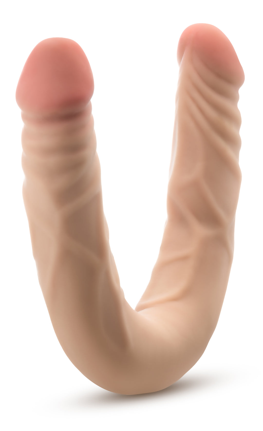 DR. SKIN PLUS 14" DOPPIO DILDO POSIZIONABILE BEIGE