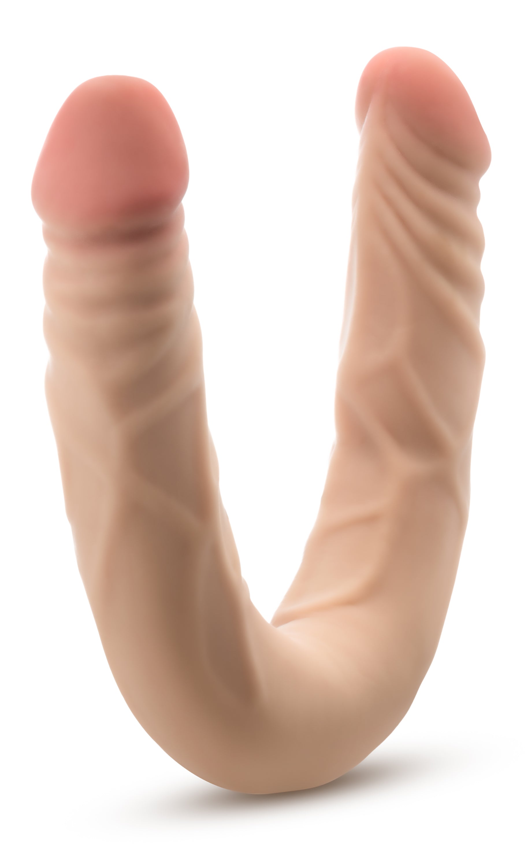 DR. SKIN PLUS 14" DOPPIO DILDO POSIZIONABILE BEIGE