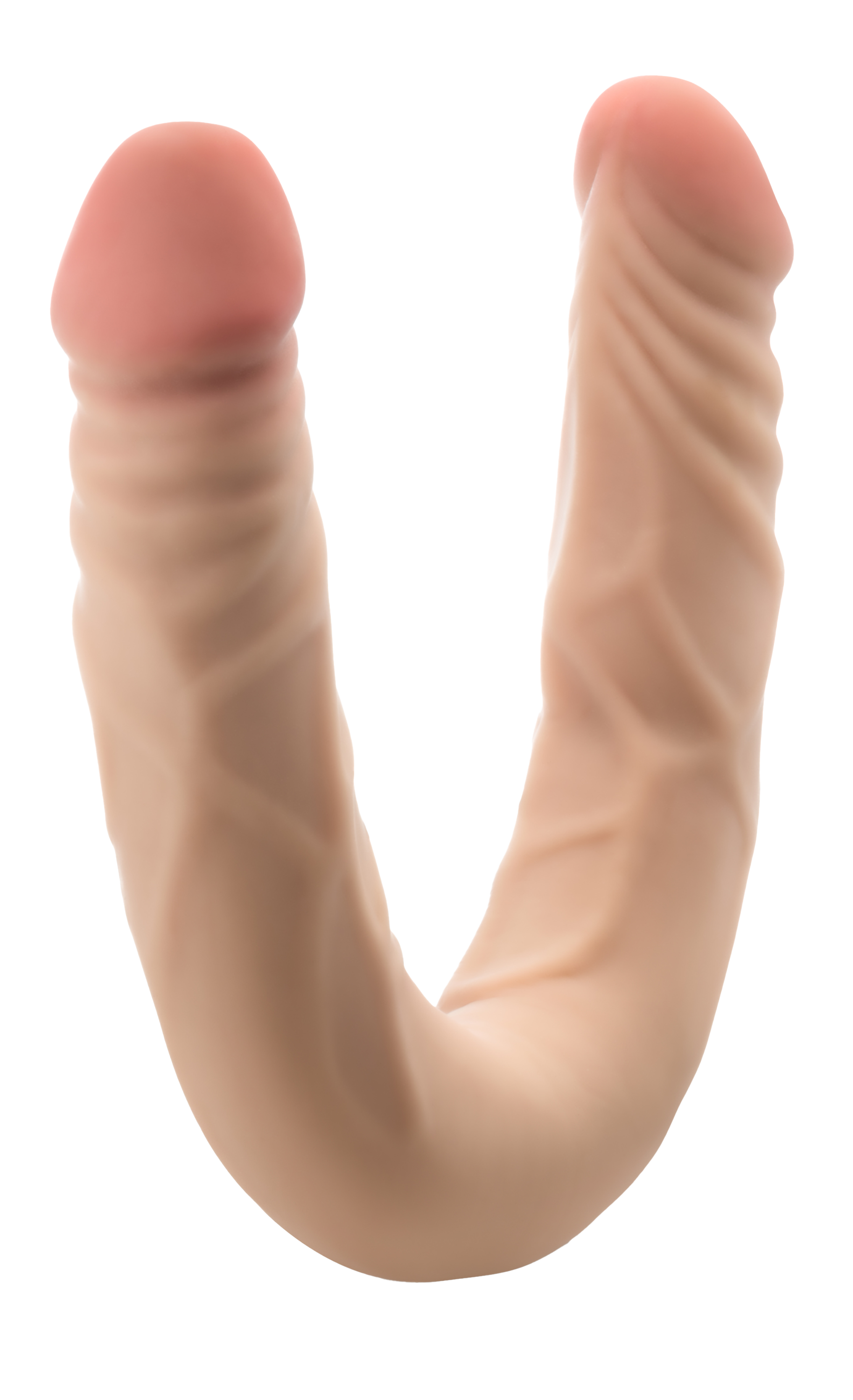 DR. SKIN PLUS 14" DOPPIO DILDO POSIZIONABILE BEIGE