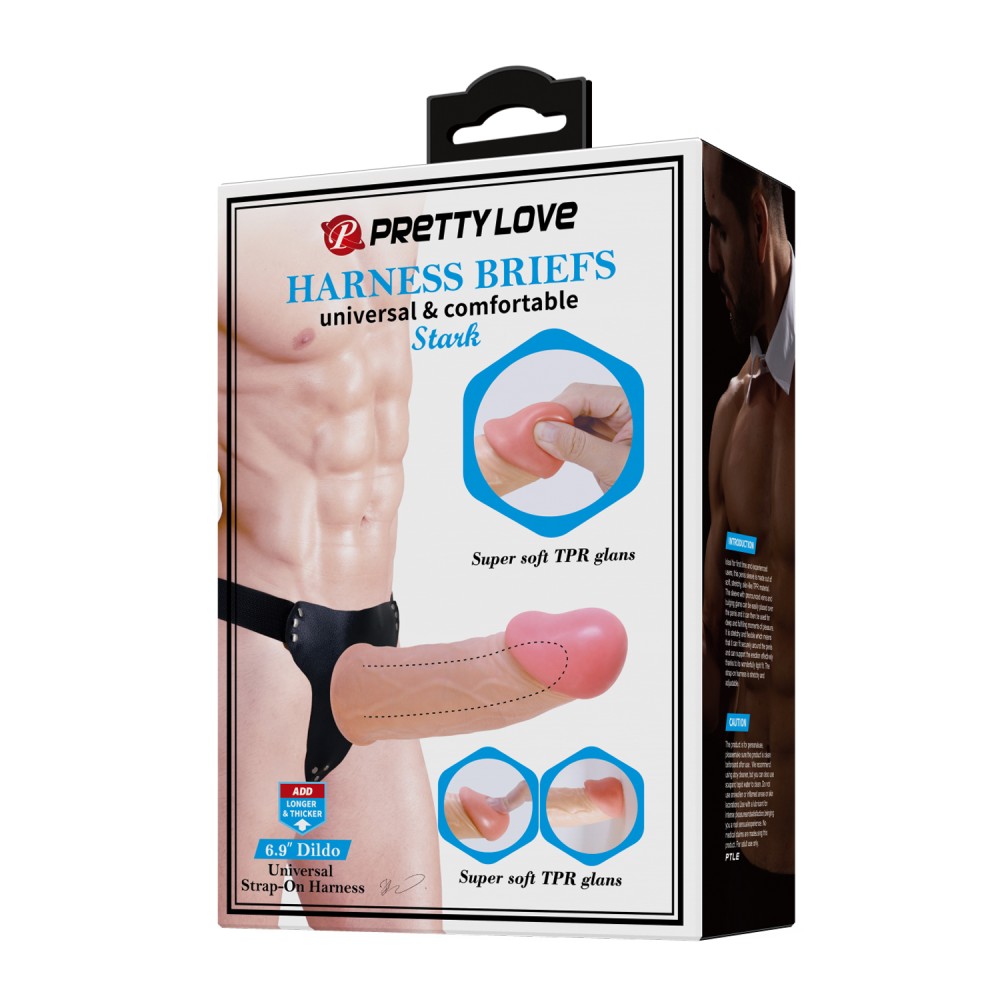 Pretty Love Stark Flesh Harness Panties