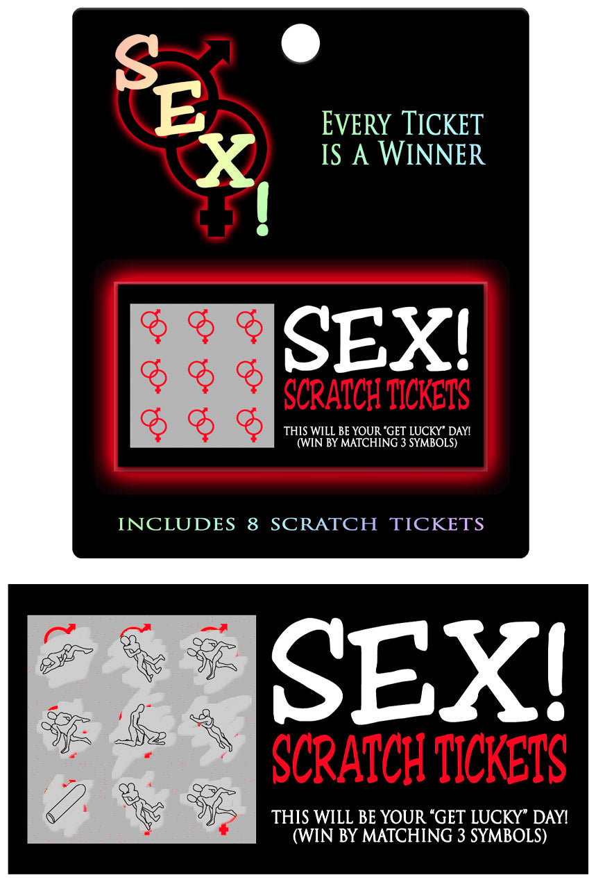 SEX! SCRATCH TICKETS