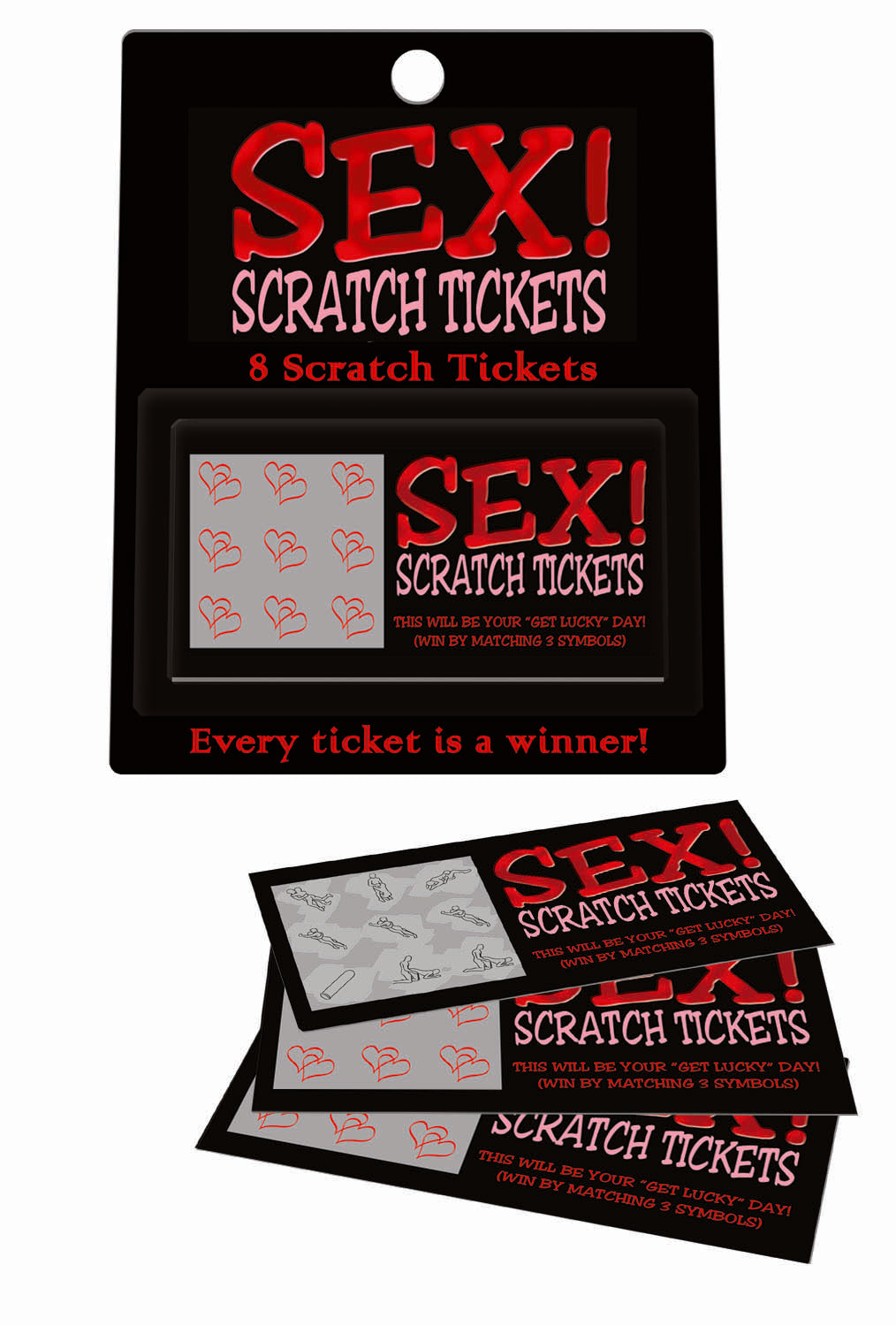 SEX! SCRATCH TICKETS