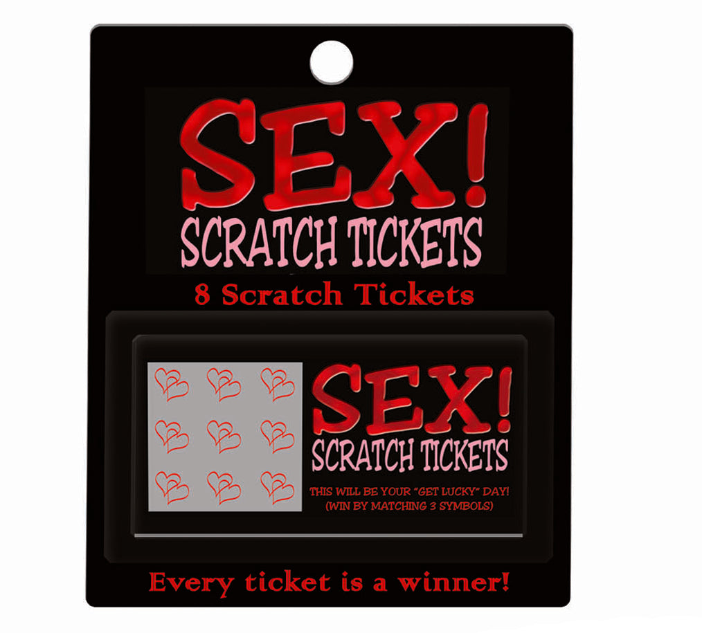 SEX! SCRATCH TICKETS