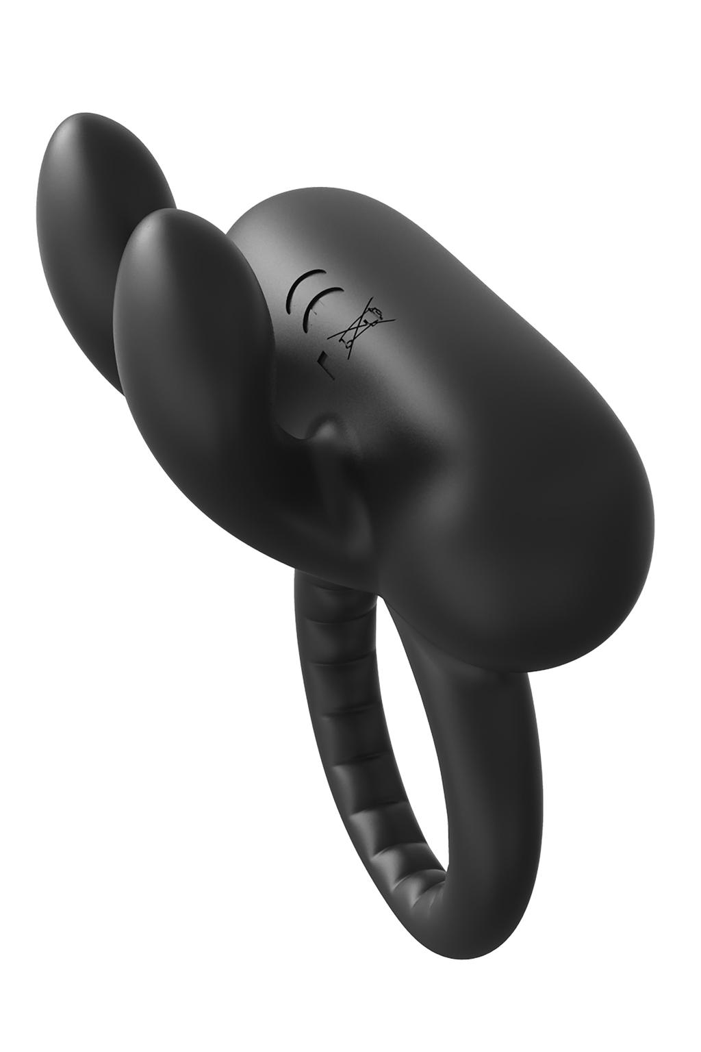 ANELLO VIBRANTE PER PENE RAMROD RABBIT NERO