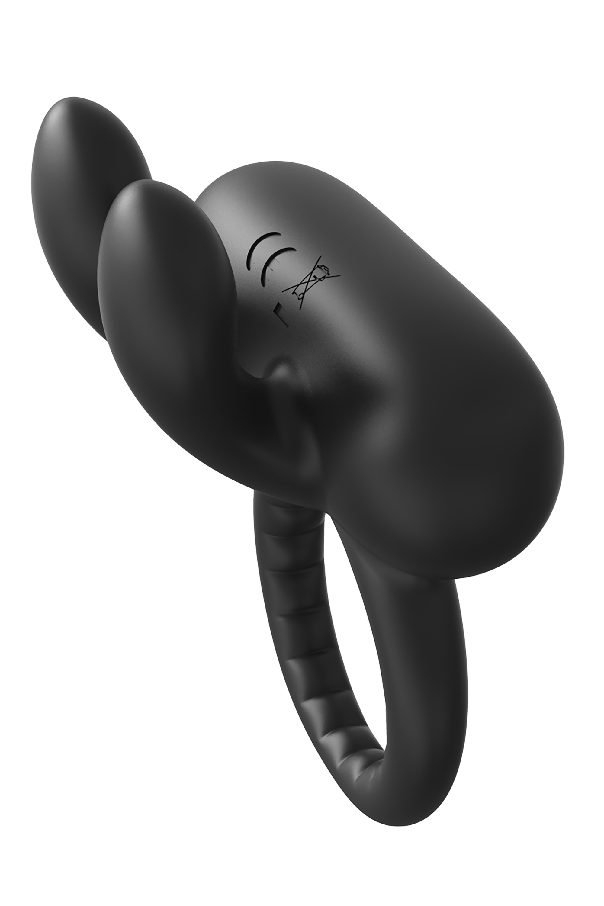 ANELLO VIBRANTE PER PENE RAMROD RABBIT NERO