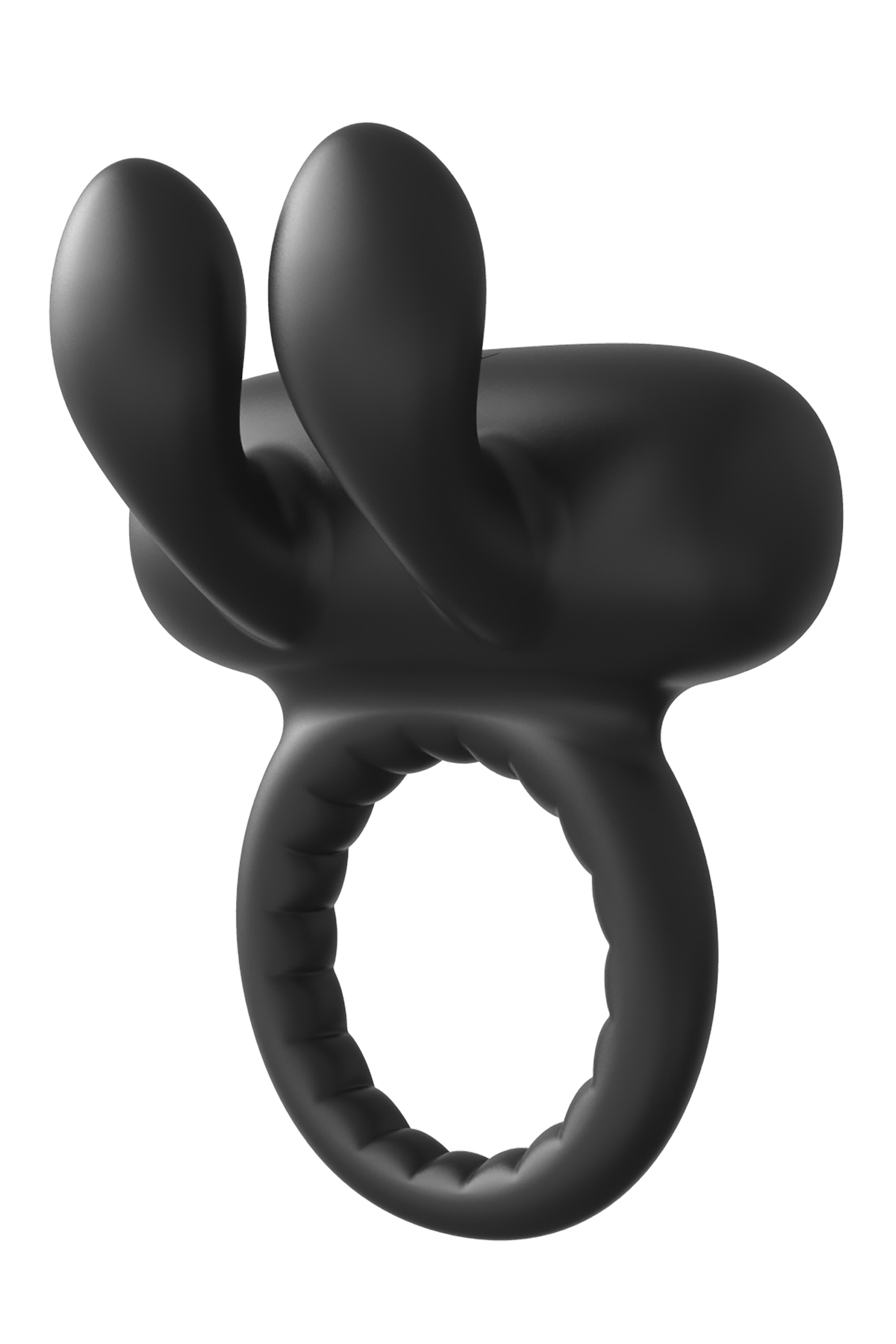 ANELLO VIBRANTE PER PENE RAMROD RABBIT NERO