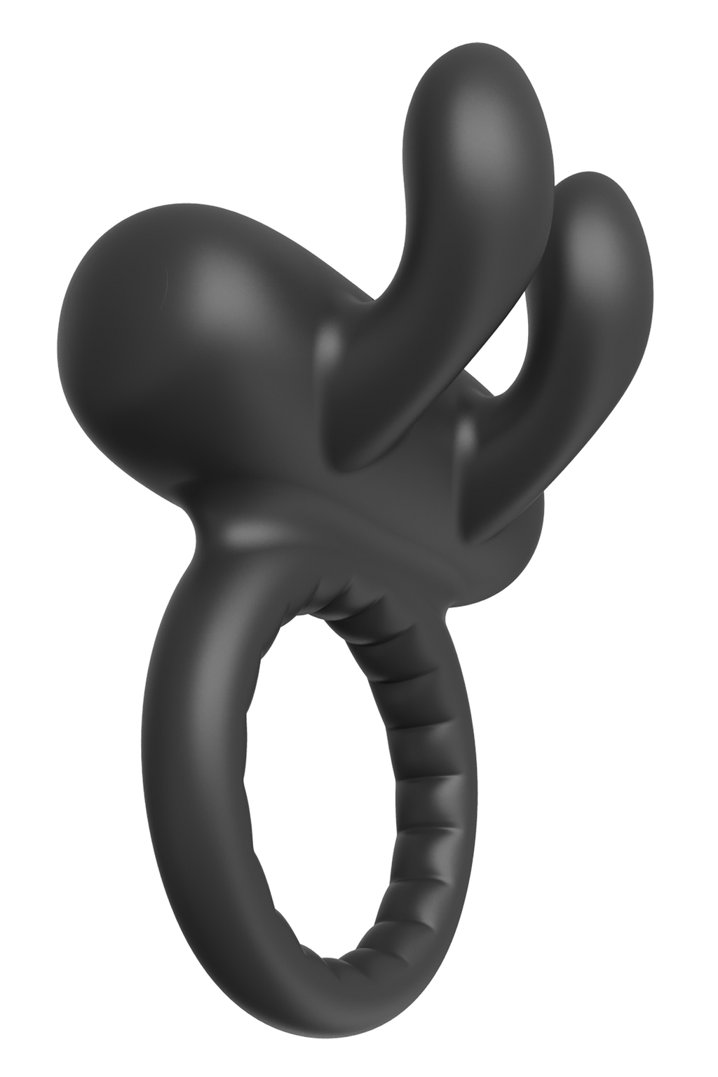 ANELLO VIBRANTE PER PENE RAMROD RABBIT NERO
