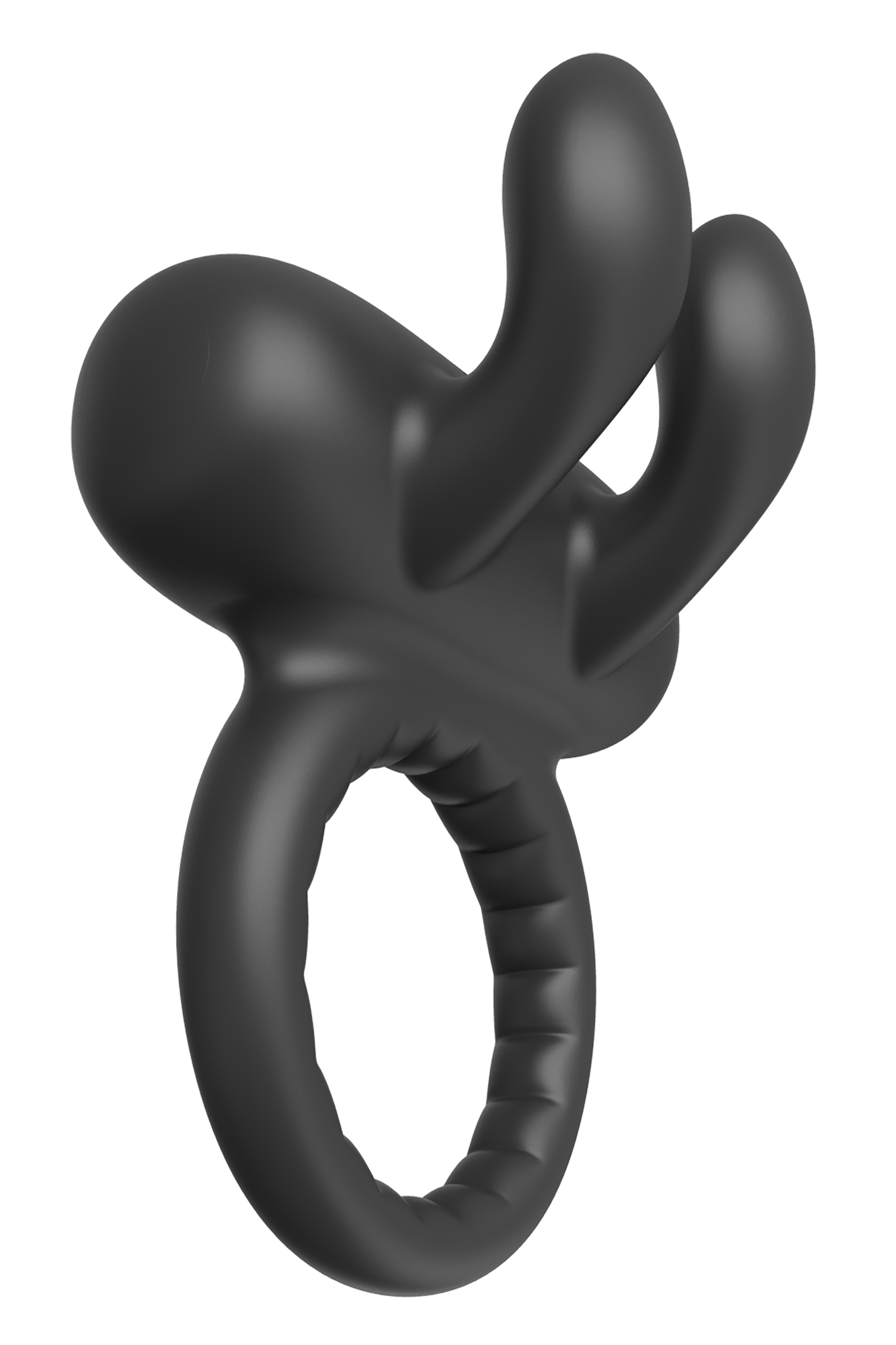 ANELLO VIBRANTE PER PENE RAMROD RABBIT NERO