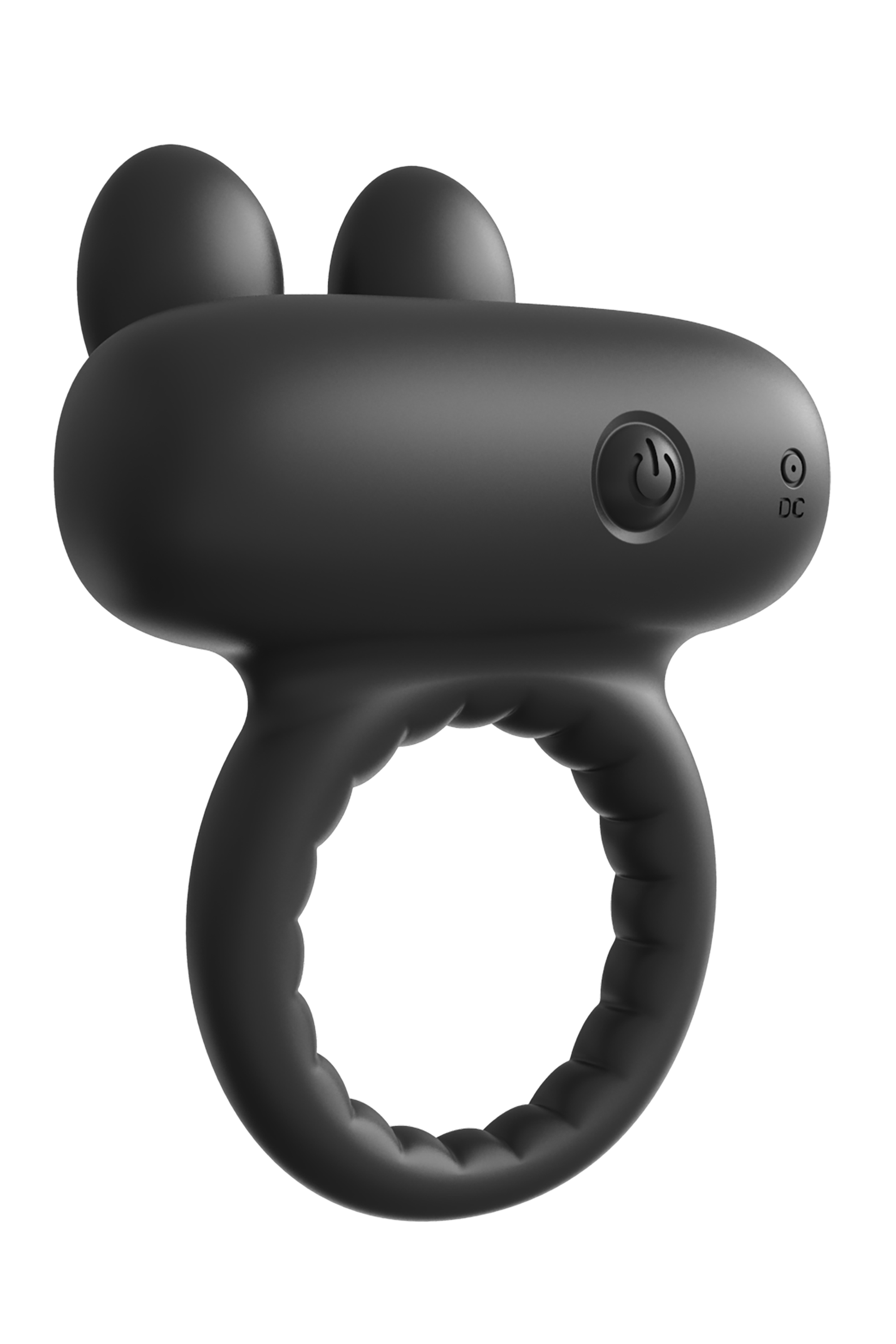 ANELLO VIBRANTE PER PENE RAMROD RABBIT NERO