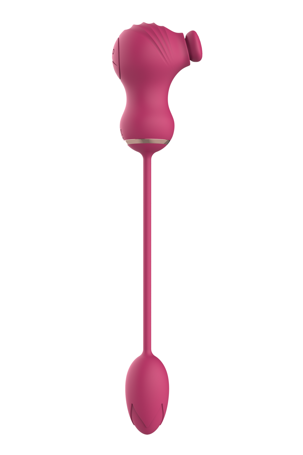 ESSENTIALS DOUBLE-ENDED FLEXIBLE STIMULATOR AND PINK VIBRATING EGG