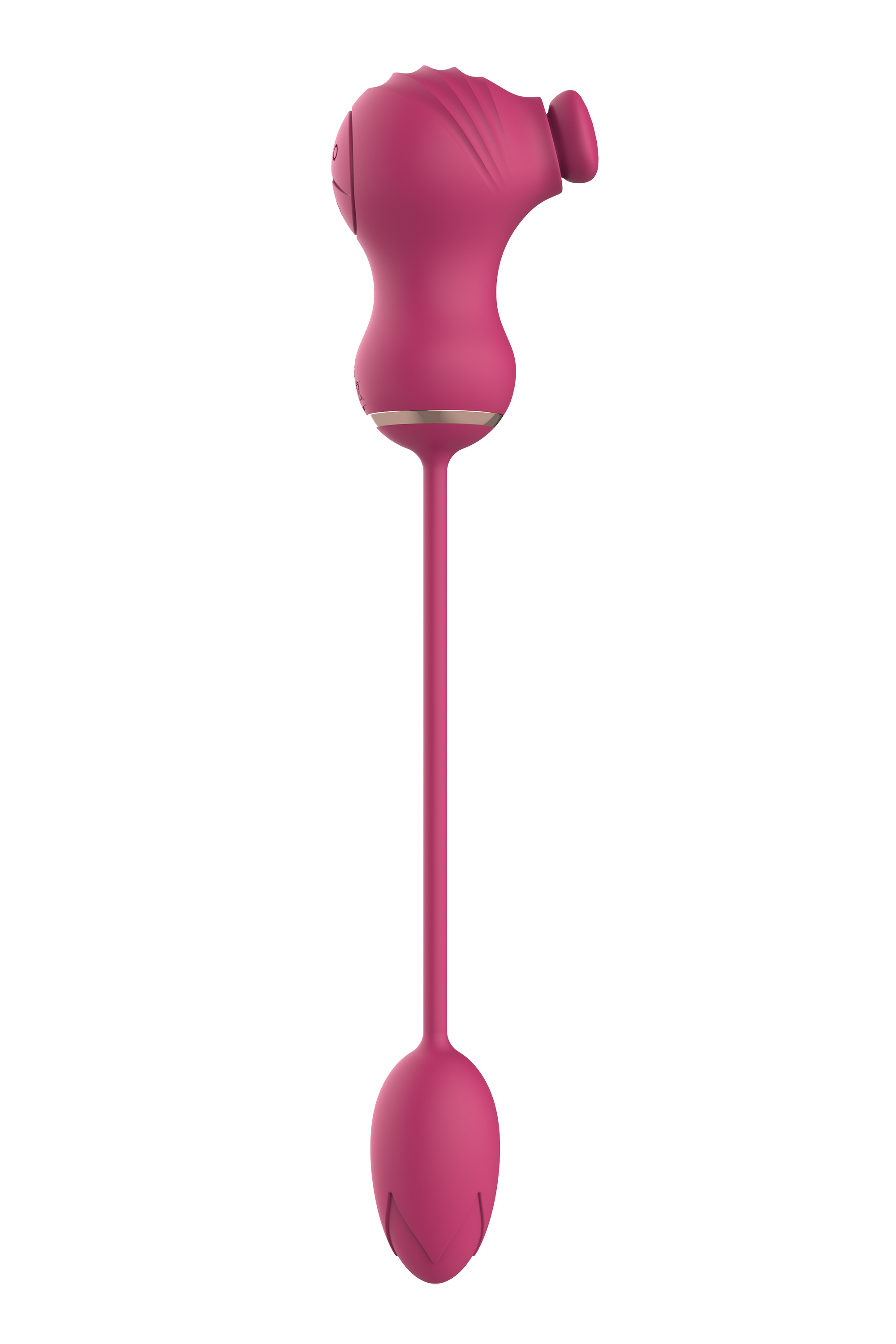 ESSENTIALS DOUBLE-ENDED FLEXIBLE STIMULATOR AND PINK VIBRATING EGG