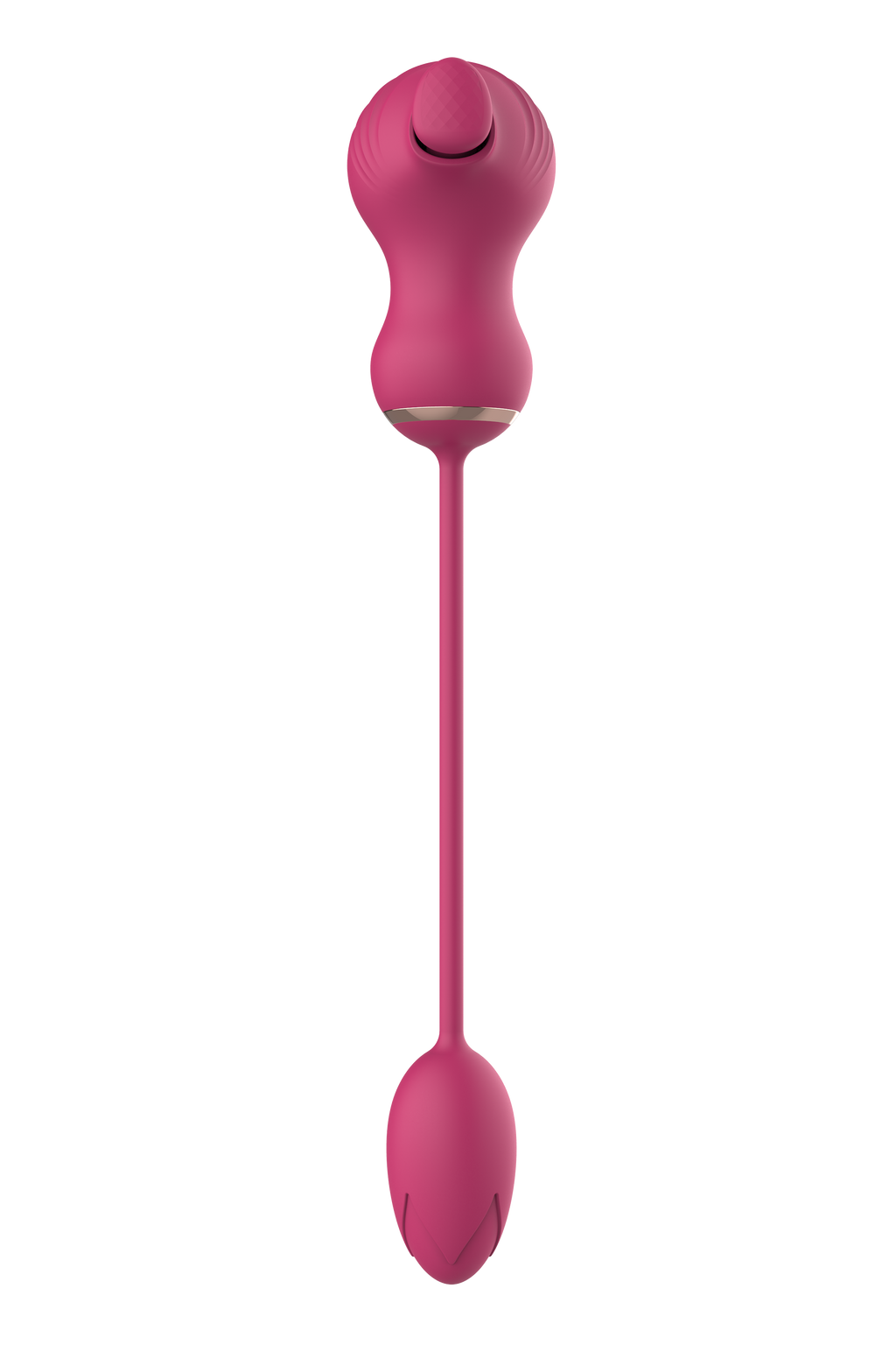 ESSENTIALS DOUBLE-ENDED FLEXIBLE STIMULATOR AND PINK VIBRATING EGG