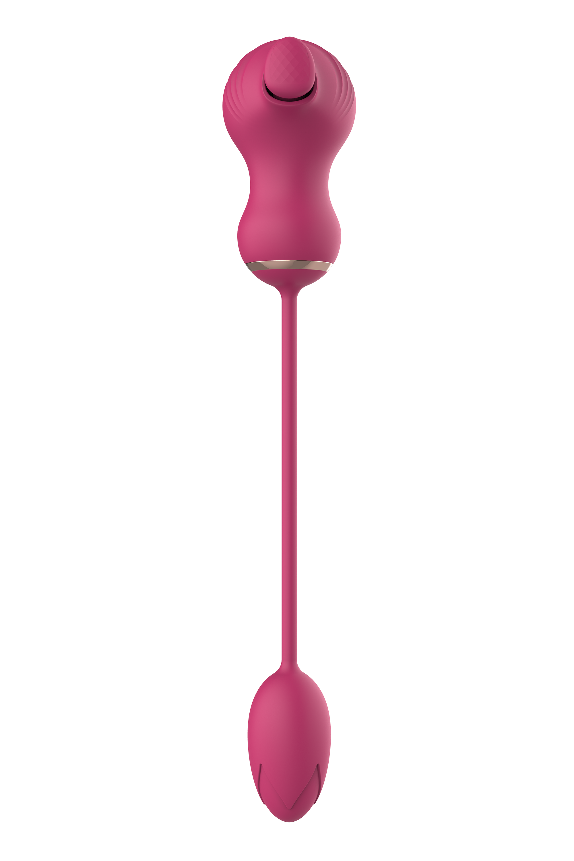 ESSENTIALS DOUBLE-ENDED FLEXIBLE STIMULATOR AND PINK VIBRATING EGG