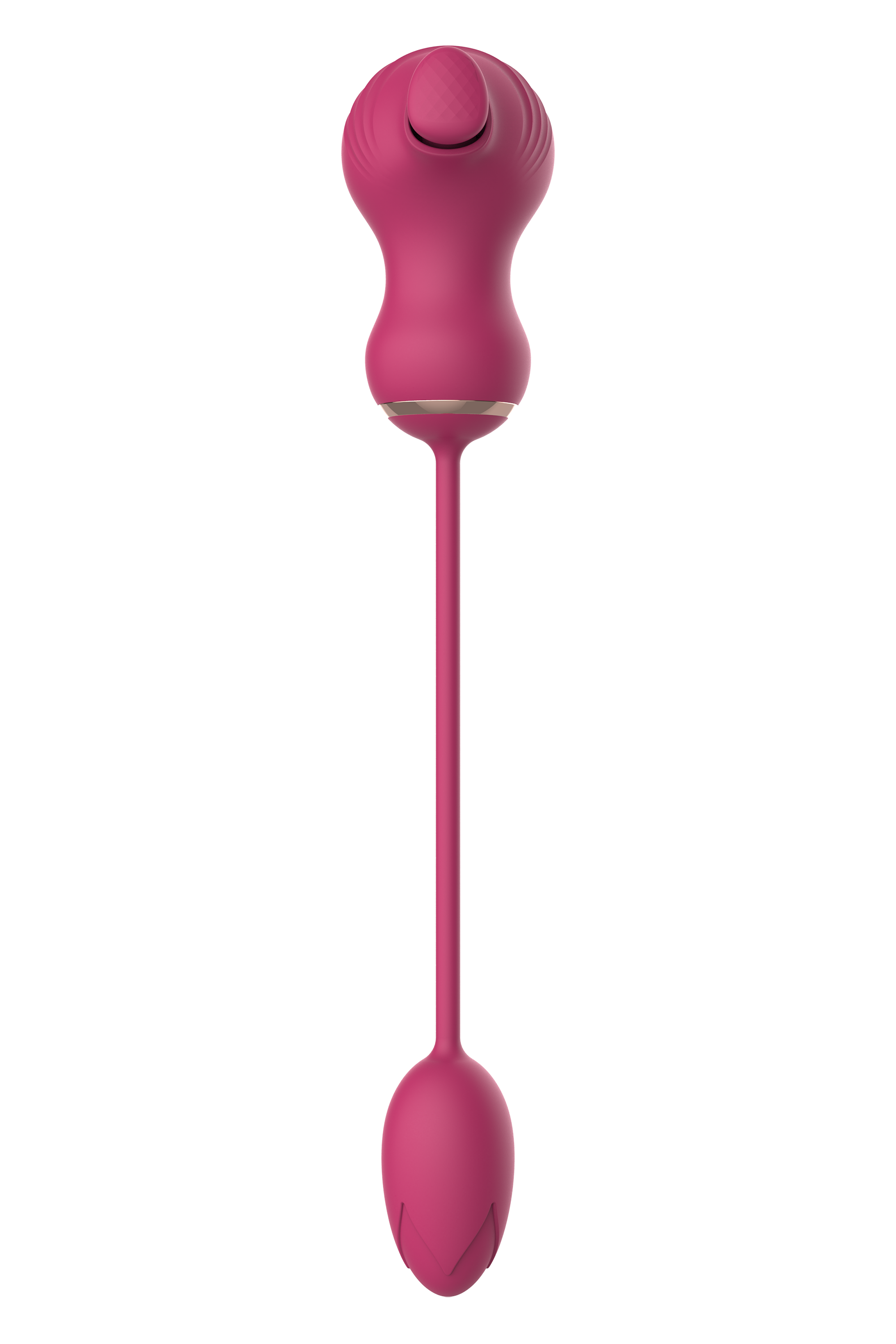 ESSENTIALS DOUBLE-ENDED FLEXIBLE STIMULATOR AND PINK VIBRATING EGG
